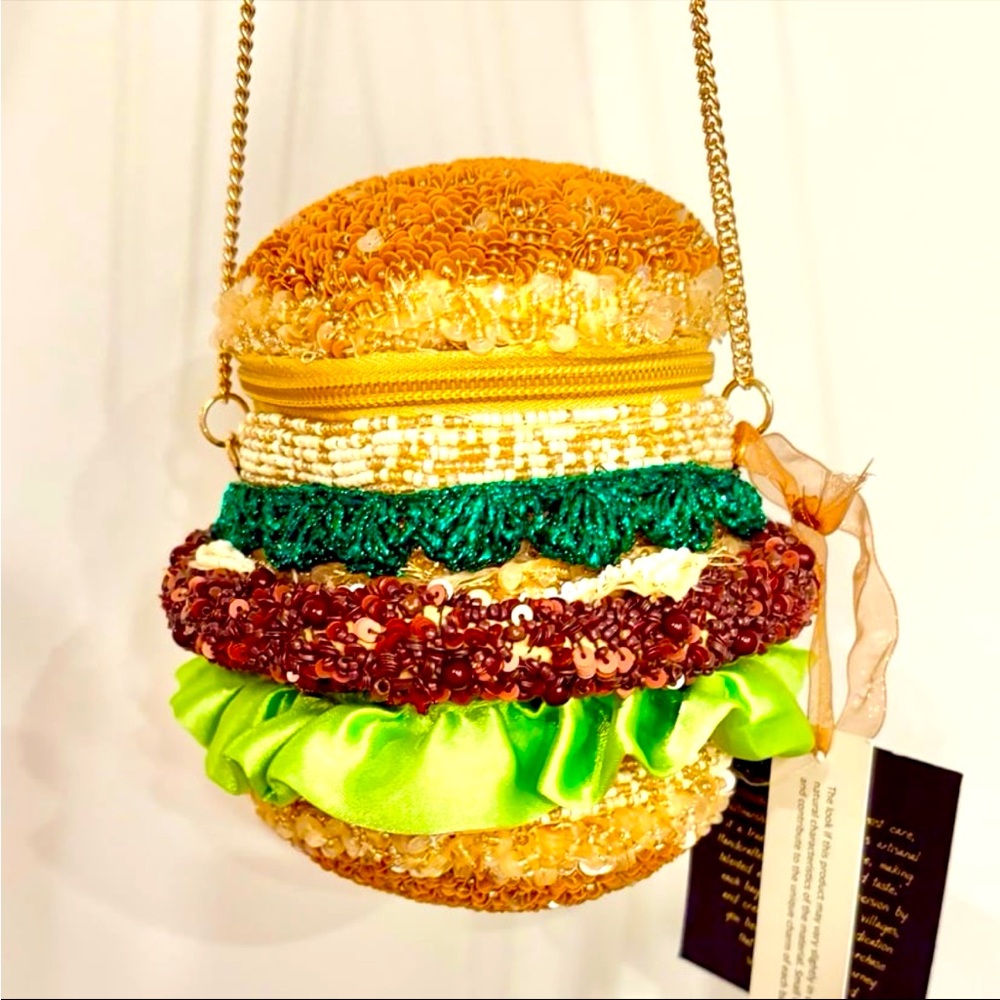 NWT beaded burger bag
$85.00